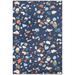 Blue/Navy 60 x 0.25 in Area Rug - Novogratz Jem Terri Handmade Flatweave Navy Rug Wool | 60 W x 0.25 D in | Wayfair JEM00JEM-2NVY5076