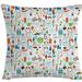 East Urban Home Indoor/Outdoor 28" Throw Pillow Cover Polyester | 28 H x 28 W x 0.1 D in | Wayfair 5278C554602B4789A8009BAACABA0275
