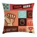 East Urban Home Indoor/Outdoor 26" Throw Pillow Cover Polyester | 26 H x 26 W x 0.1 D in | Wayfair EBF3FB36819845C1B18CD07C2642A3B4