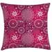 East Urban Home Floral Indoor/Outdoor 26" Throw Pillow Cover Polyester | 26 H x 26 W x 0.1 D in | Wayfair CCAEBD8C85A443739196A2E95EBA0496