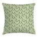 East Urban Home Vibrant Diagonal Symmetric Forms Indoor/Outdoor 28" Throw Pillow Cover Polyester | 28 H x 28 W x 0.1 D in | Wayfair