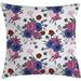 East Urban Home Floral Indoor/Outdoor 28" Throw Pillow Cover Polyester | 28 H x 28 W x 0.1 D in | Wayfair E56231CB493D4D329FAB4B8F31CC09EB