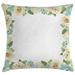 East Urban Home Shabby Floral Indoor/Outdoor Floral 36" Throw Pillow Cover Polyester | 36 H x 36 W x 0.1 D in | Wayfair