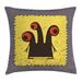 East Urban Home Indoor/Outdoor 36" Throw Pillow Cover Polyester | 36 H x 36 W x 0.1 D in | Wayfair 25BD40B6A6DA42DB819E060E84948567