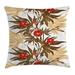 East Urban Home Indoor/Outdoor Floral 36" Throw Pillow Cover Polyester | 36 H x 36 W x 0.1 D in | Wayfair B637F317A1B94950A19D156A6D41688D