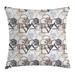 East Urban Home Modern w/ Triangles Indoor/Outdoor 40" Throw Pillow Cover Polyester | 40 H x 40 W x 0.1 D in | Wayfair