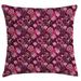 East Urban Home Modern Indoor/Outdoor Geometric 36" Throw Pillow Cover Polyester | 28 H x 28 W x 0.1 D in | Wayfair