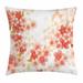 East Urban Home Floral Indoor/Outdoor 26" Indoor/Outdoor Throw Pillow Cover Polyester | 26 H x 26 W x 0.1 D in | Wayfair