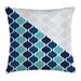East Urban Home Indoor/Outdoor Geometric 26" Throw Pillow Cover Polyester | 26 H x 26 W x 0.1 D in | Wayfair FFC91389296C4063ACADFADA15D9EBFE