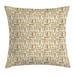 East Urban Home Indoor/Outdoor Geometric 26" Throw Pillow Cover Polyester | 26 H x 26 W x 0.1 D in | Wayfair 0AC284375AF64E4298DEB3DB0894A622