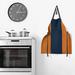 East Urban Home Auburn Stripes Apron in Gray/Brown | 27 W in | Wayfair D8A5A204327A46B59B8B58AF9111A237