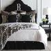 Eastern Accents Sophia Duvet Cover Set Cotton in Black/Gray/White | Twin Duvet Cover + 2 Shams + 1 Pillows | Wayfair 7W-BDT-034