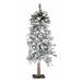 The Holiday Aisle® 3' Heavy Flocked Pine Artificial Christmas Tree, Metal in Green | 48 H x 16 W in | Wayfair 9F3A28A5590644EFB873687453E98559