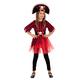 Carnival Toys Kostüm/Verkleidung Piratin mit Hut und Gürtel, Größe 6-7 Jahre