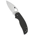 Spyderco Unisex – Erwachsene, Taschenmesser, Sage 5 Compression Alzheimers, Klinge: 7.6 cm, G10, Klappmesser, Taschenclip, Satin Finish, grau, Einheitsgröße