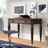 Lark Manor™ Aaylie Writing Desk Wood in Black/Brown | 30 H x 42 W x 24 D in | Wayfair 44ECC384BAF64DB7B472CA49EB00F94E