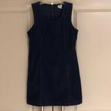 American Eagle Outfitters Dresses | Ae Outfitters (Vintage) Corduroy Navy Shift | Color: Blue | Size: 4