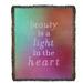 East Urban Home Beauty Inspirational Quote Cotton Blanket Cotton in Red/Pink/Green | 50 W in | Wayfair 5A901EFF0CC44B74A204CB6058EFB690