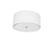 Dainolite Helena 16 Inch 3 Light Flush Mount - HEL-163FH-PC-WH