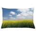 East Urban Home Indoor/Outdoor Lumbar Pillow Cover Polyester | 16 H x 26 W x 0.1 D in | Wayfair F083BA67F0D64C67B50AE172C3D48D19