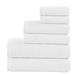 Ebern Designs Douglas 6 Piece Turkish Cotton Bath Towel Set Terry Cloth/Turkish Cotton in White | 27 W in | Wayfair