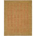 Brown/Red 72 x 0.5 in Area Rug - World Menagerie Gyula Oriental Hand Knotted Wool Beige/Red Area Rug Wool | 72 W x 0.5 D in | Wayfair