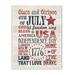 Charlton Home® Stars & Stripes Panoramic Graphic Art Print Set on Canvas Canvas, Wood in Blue/Red | 18 H x 12 W x 0.5 D in | Wayfair