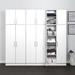 WFX Utility™ Waco 6 Piece Storage Cabinet Set Manufactured Wood in White | 89 H x 96 W x 16 D in | Wayfair 6C0612ACA9204C63BF676A82854618A4