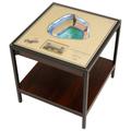 Brown Los Angeles Dodgers 25-Layer StadiumView Lighted End Table
