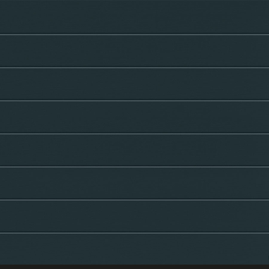 Hörmann Sektionaltor Rundum-sorglos-Paket RenoMatic Garagentor inkl. Zarge, Antrieb & Handsender, schmale Lamellen (M-Sicke), 2500x2125 mm,Anthrazitgrau (RAL 7016),Woodgrain Image