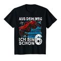 Kinder 6. Geburtstag Junge Monstertruck "Ich Bin Schon 6" T-Shirt