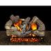 American Gas Log Seville Charred Vented Natural Gas/Propane Fireplace Log Set in White | 20 H x 42 W x 14 D in | Wayfair SEVC-30-PSS101RC-S-DBL