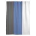 East Urban Home Durham Basketball Window Striped Sheer Rod Pocket Single Curtain Panel Sateen in Green/Blue | 84 H in | Wayfair