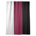 East Urban Home Arizona Tempe Stripes Room Darkening Rod Pocket Single Curtain Panel Sateen in Red/Black | 53 H in | Wayfair