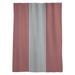 East Urban Home Mississippi Woof Window Striped Sheer Rod Pocket Single Curtain Panel Sateen in Red/Gray | 84 H in | Wayfair