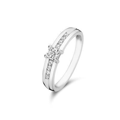 Isabel Bernard - Ring Isabel Bernard Saint Germain Estee - 585 weißgold Ringe 1 ct Damen (263.99 € / 1 ct)