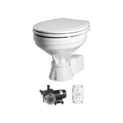Johnson Pump AquaT Toilet Electric Comfort - 12V w/Pump 80-47232-01