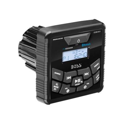 Boss Audio In-Dash Marine Gauge Digital Media Bluetooth Audio Streaming AM/FM Receiver MGR450B MGR450B