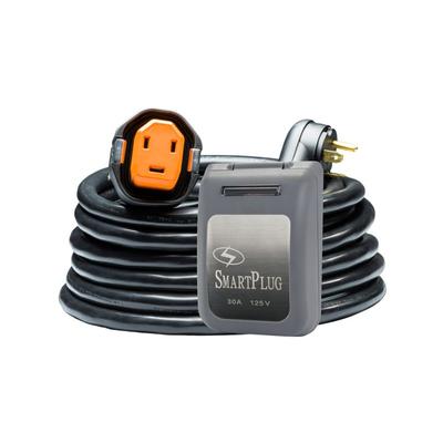 SmartPlug RV Kit 30 Amp 30' Dual Configuration Cordset - Black SPX X Park Power & Non Metallic Inlet - Gray R30303BM30PG