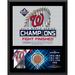 Washington Nationals 12" x 15" 2019 World Series Champions Sublimated Plaque with a Capsule of Game-Used Dirt