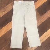 J. Crew Bottoms | Crewcuts Straight Leg Khaki Pants | Color: Brown/Tan | Size: 4b