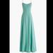 J. Crew Dresses | J Crew Drapey Spaghetti-Strap Dress Side-Slit | Color: Green | Size: 8