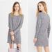 Madewell Dresses | New Madewell Marled Ribbed Knit Sweater Dress Xxl | Color: Gray | Size: 2x