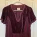 Anthropologie Dresses | Anthropologie Maeve Ingrid Wine Velvet Dress - S | Color: Purple/Red | Size: S