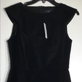 J. Crew Dresses | Black J.Crew 365 Cotton Cap Sleeve Dress Sz 6 | Color: Black | Size: 6