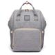 Mummy Bag Multi-Function Large Capacity Mother Package Maternal and Child Package Bottle Shoulder Bag Diaper Backpack Gray