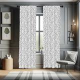 East Urban Home Ambesonne Money Curtains, Sketch Style Monochrome Raining Dollar Bills Cash Money Flying Bank Notes Design | 95 H in | Wayfair