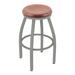 Holland Bar Stool 802 Misha Swivel Bar Stool Wood/Metal in Gray | 19 W x 19 D in | Wayfair 80230ANMedOak