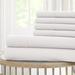 Charlton Home® Tim Sheet Set Microfiber/Polyester in White | 102 H in | Wayfair 1812B76126F74701BE2B1A301F1F7FD7