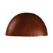 Wrought Studio™ Krimhilde Hammered Copper Half Moon Ceramic in Brown | 8 H x 15 W x 4 D in | Wayfair AD6D937289934A9E9293822394F22BB3